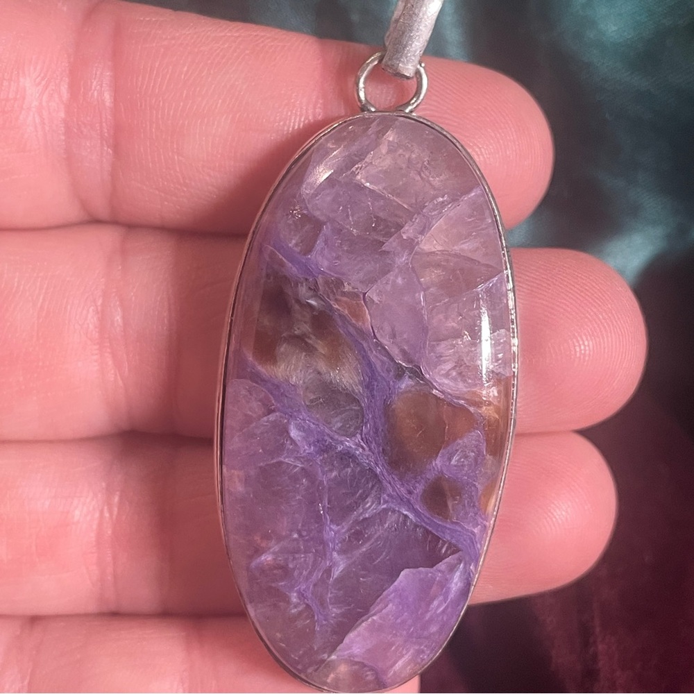 Charoite pendant